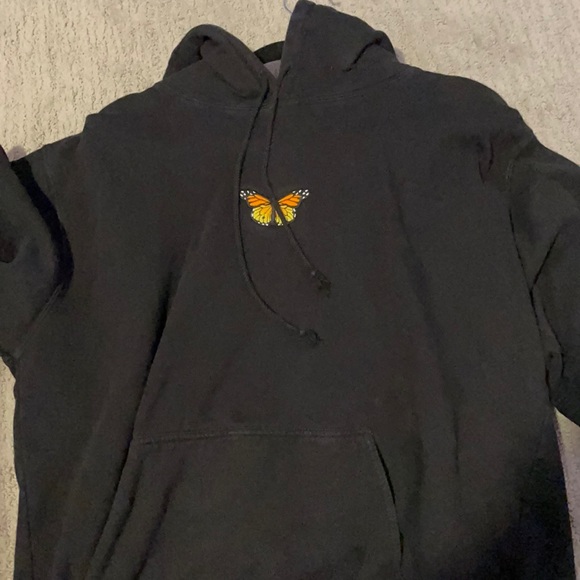 Brandy Melville butterfly hoodie rare - Picture 1 of 3